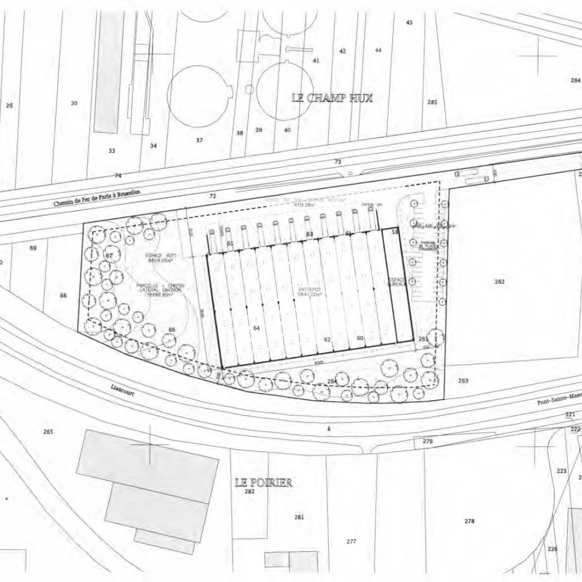 
                                                Vente
                                                 Terrains industriels de 17 000 m² à vendre proche de Compiègne - Oise