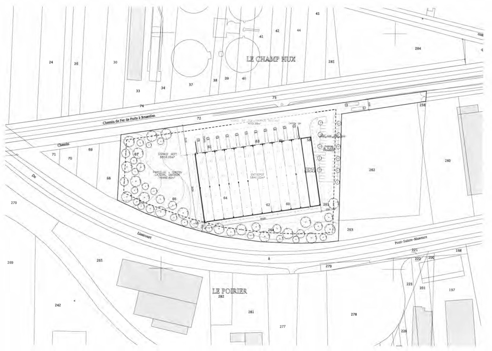 
                                                Vente
                                                 Terrains industriels de 17 000 m² à vendre proche de Compiègne – Oise