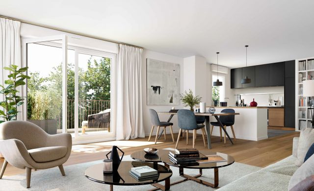 
                                                Vente
                                                 Titre : Appartement 4P neuf de 83 m² avec grand balcon au sud à Trévoux