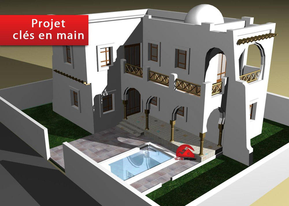 
                                                Vente
                                                 UN PROJET D UNE VILLA AVEC ÉTAGE A DJERBA