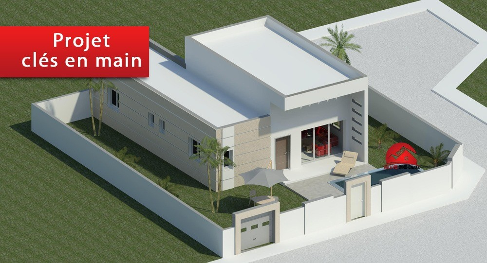 
                                                Vente
                                                 UN PROJET D UNE VILLA MODERNE A  DJERBA