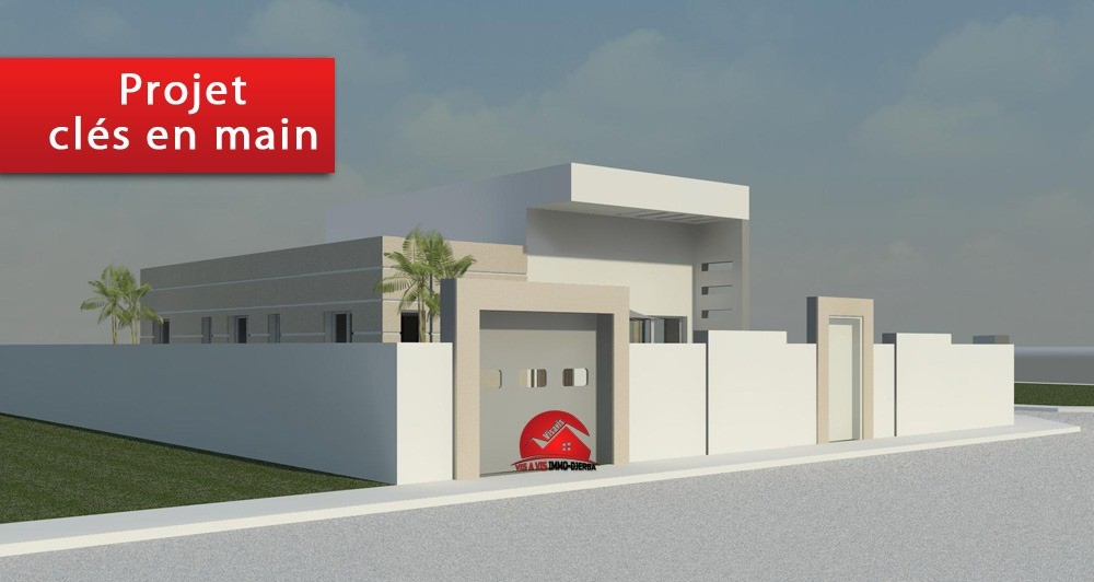 
                                                Vente
                                                 UN PROJET D UNE VILLA MODERNE A  DJERBA