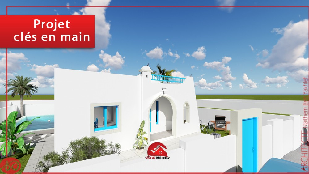 
                                                Vente
                                                 UN PROJET D UNE VILLA MODERNE A HOUMT SOUK DJERBA