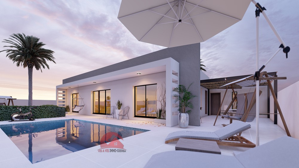 
                                                Vente
                                                 UN PROJET SUR PLAN D UNE VILLA A HOUMT SOUK DJERBA