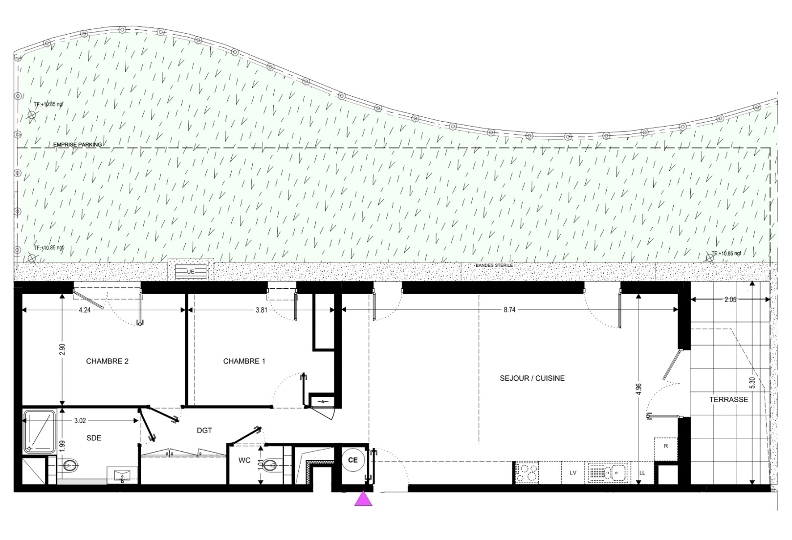 
                                                Vente
                                                 Vente Bureaux Marseille 13008