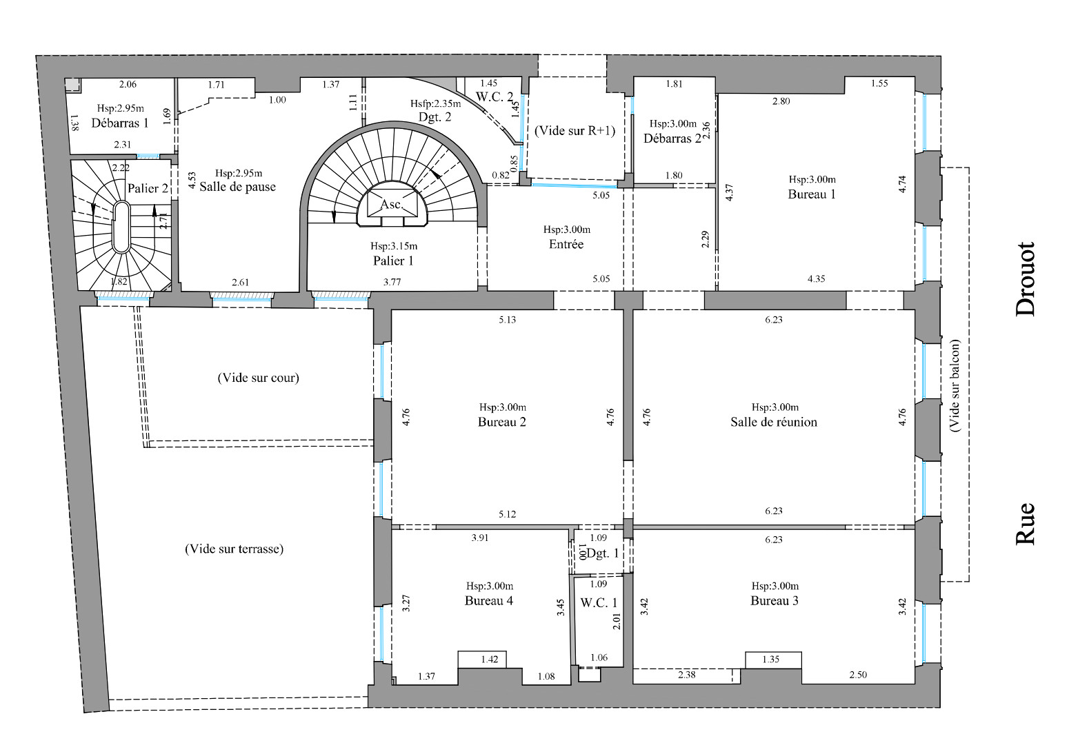 
                                                Vente
                                                 Vente Bureaux Paris 75009