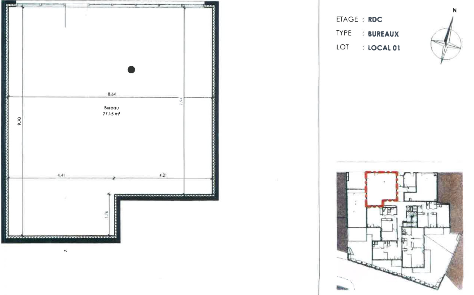
                                                Vente
                                                 Vente Bureaux Toulon 83200