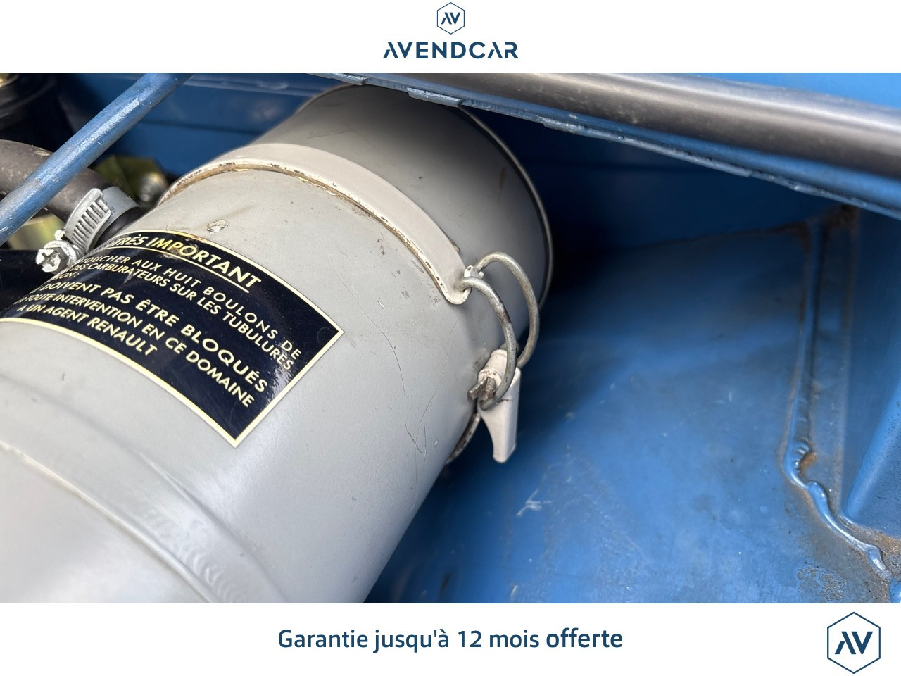 
                                                Voiture
                                                 Véritable Renault 8 GORDINI 1300 MATCHING NUMBERS