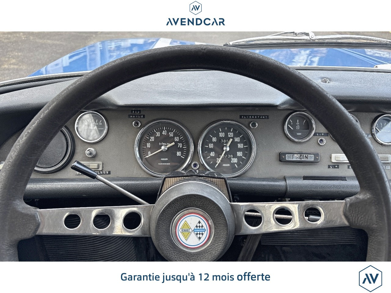 
                                                Voiture
                                                 Véritable Renault 8 GORDINI 1300 MATCHING NUMBERS