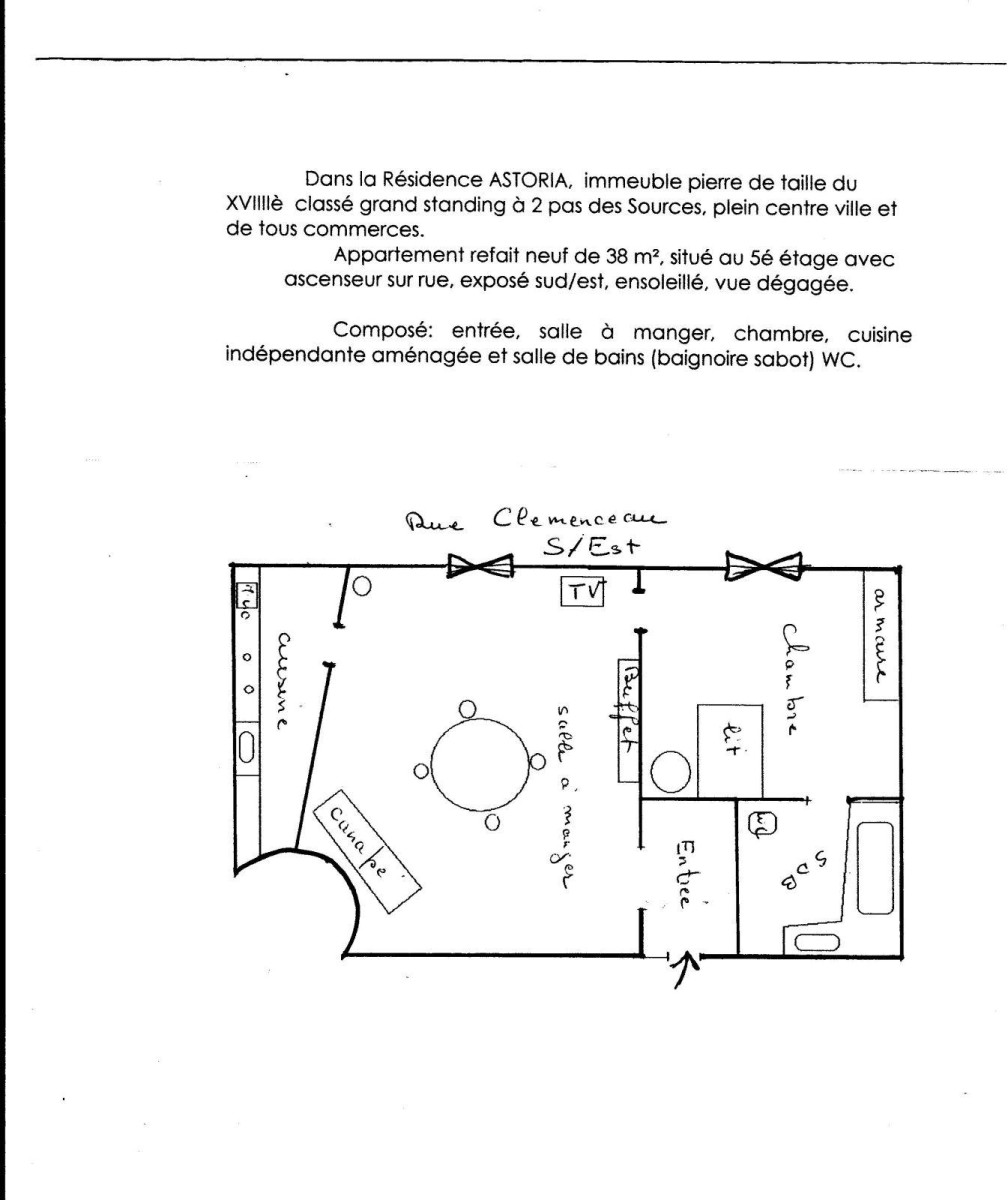 
                                                Location
                                                 Vichy centre Ville.... Entrée sur les Parcs