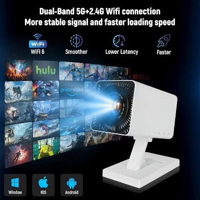 
                                                TV
                                                 Vidéoprojecteur 4K Bluetooth portable HD