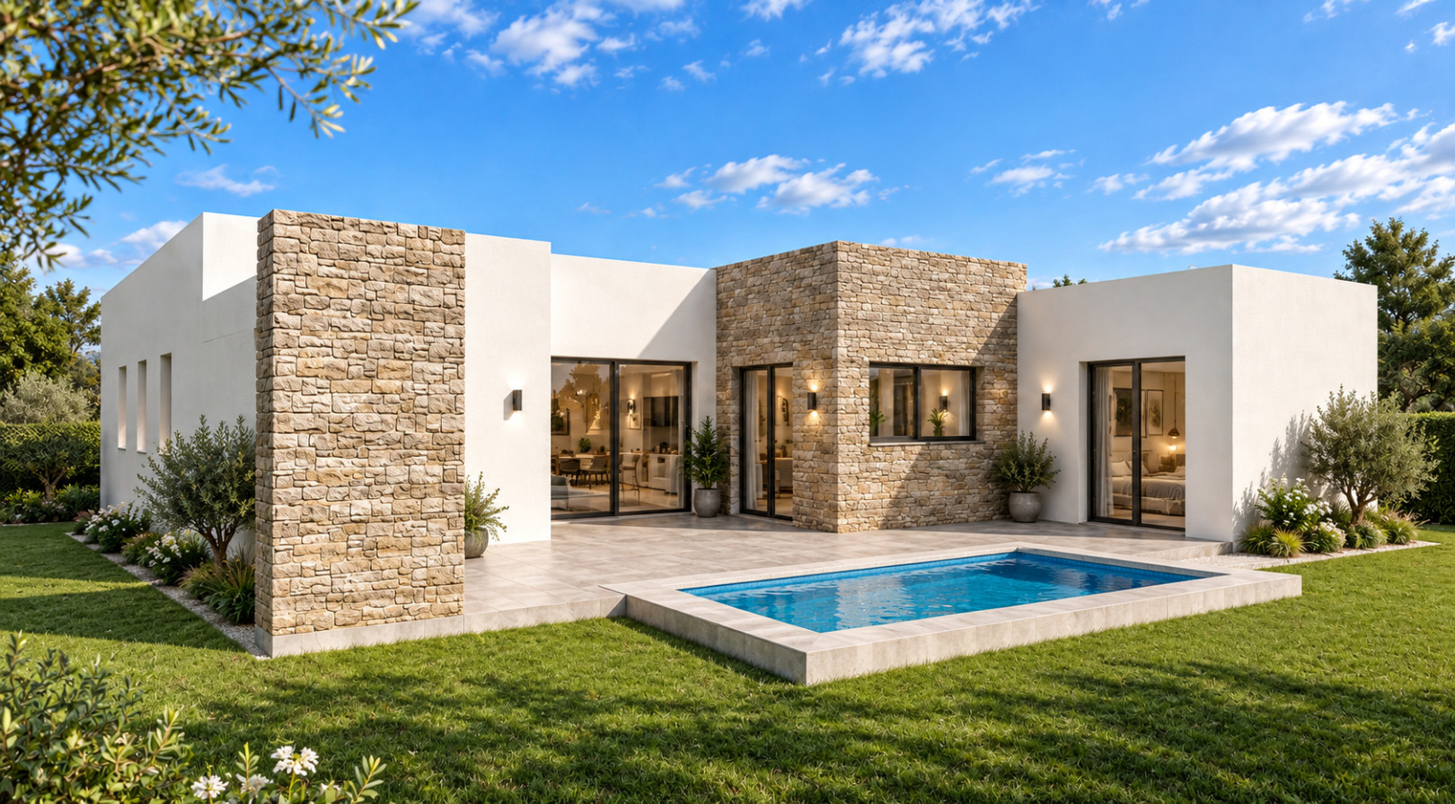 
                                                Vente
                                                 VILLA 100M2 + TERRAIN  365M2