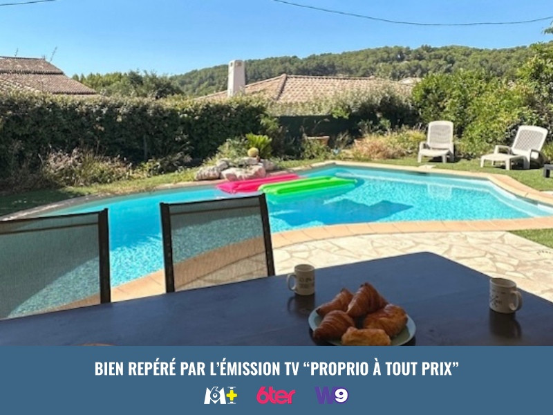 
                                                Vente
                                                 Villa, jardin et piscine - LE PLAN DU CASTELLET