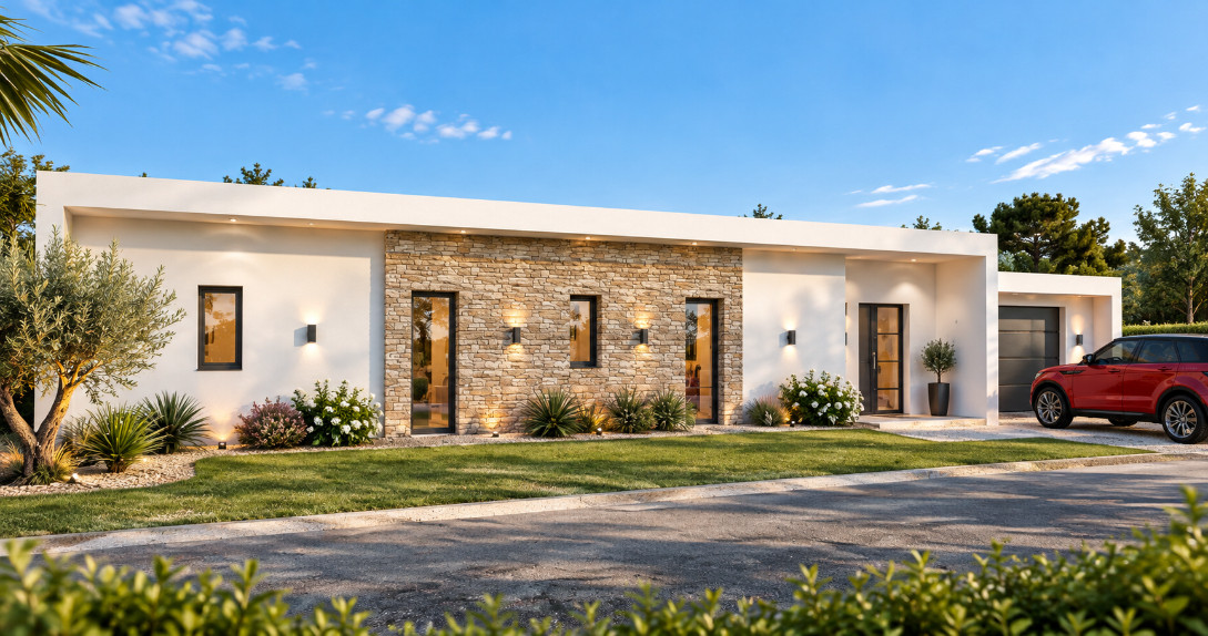 
                                                Vente
                                                 VILLA CONTEMPORAINE 130M2 + TERRAIN 600M2