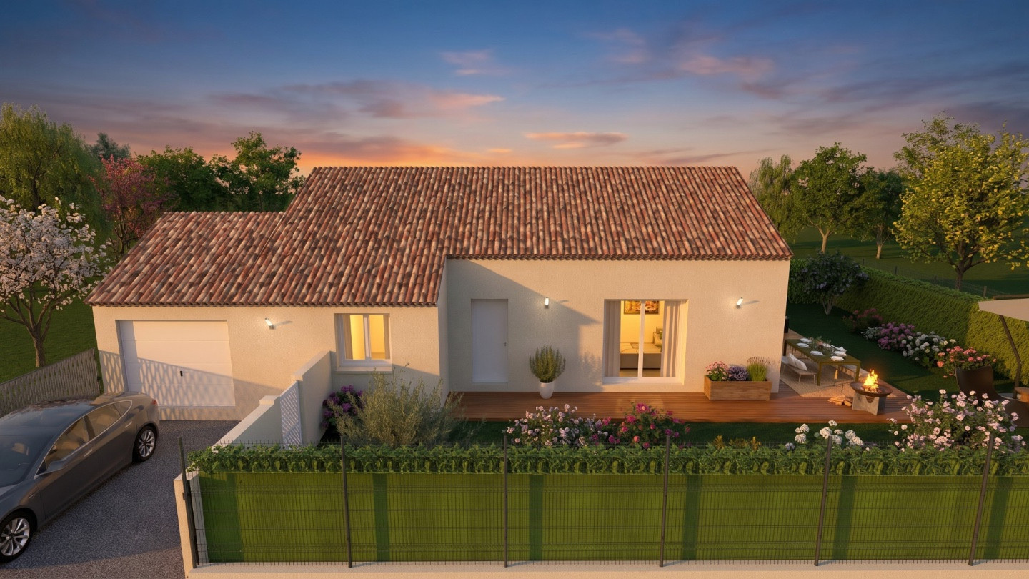
                                                Vente
                                                 Villa contemporaine 90 m² | Terrain 400 m²