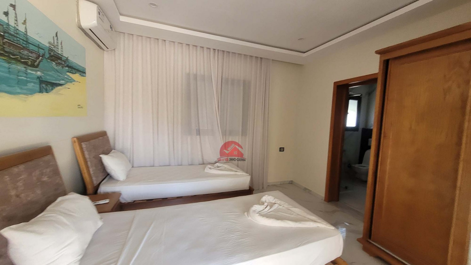 
                                                Vente
                                                 VILLA MEUBLÉE EN ZONE TOURISTIQUE DJERBA