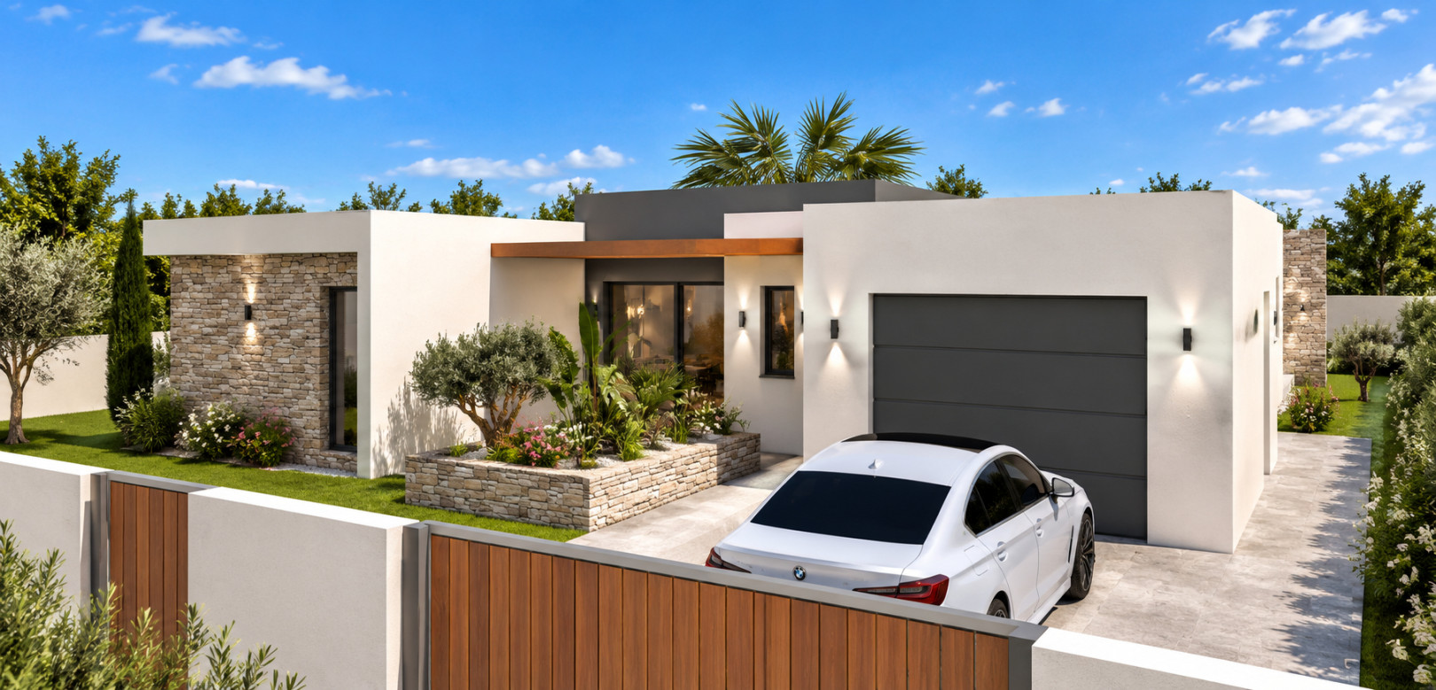 
                                                Vente
                                                 VILLA MODERNE  130m2 + TERRAIN 4faces