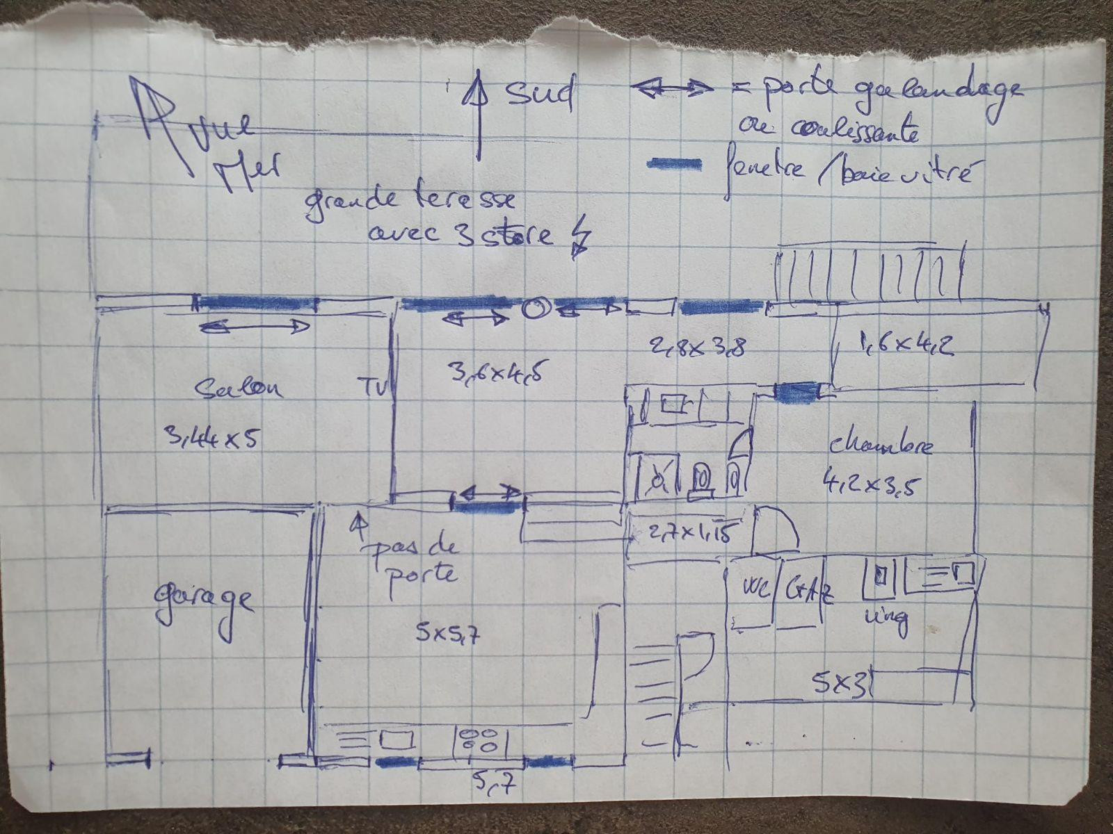 
                                                Location
                                                 VILLA POUR UN COUPLE  A 2 PAS DE LA MER