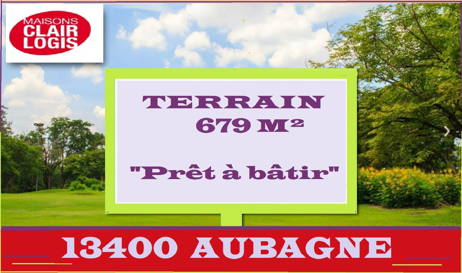 
                                                Vente
                                                 Villa + Terrain 13400 AUBAGNE